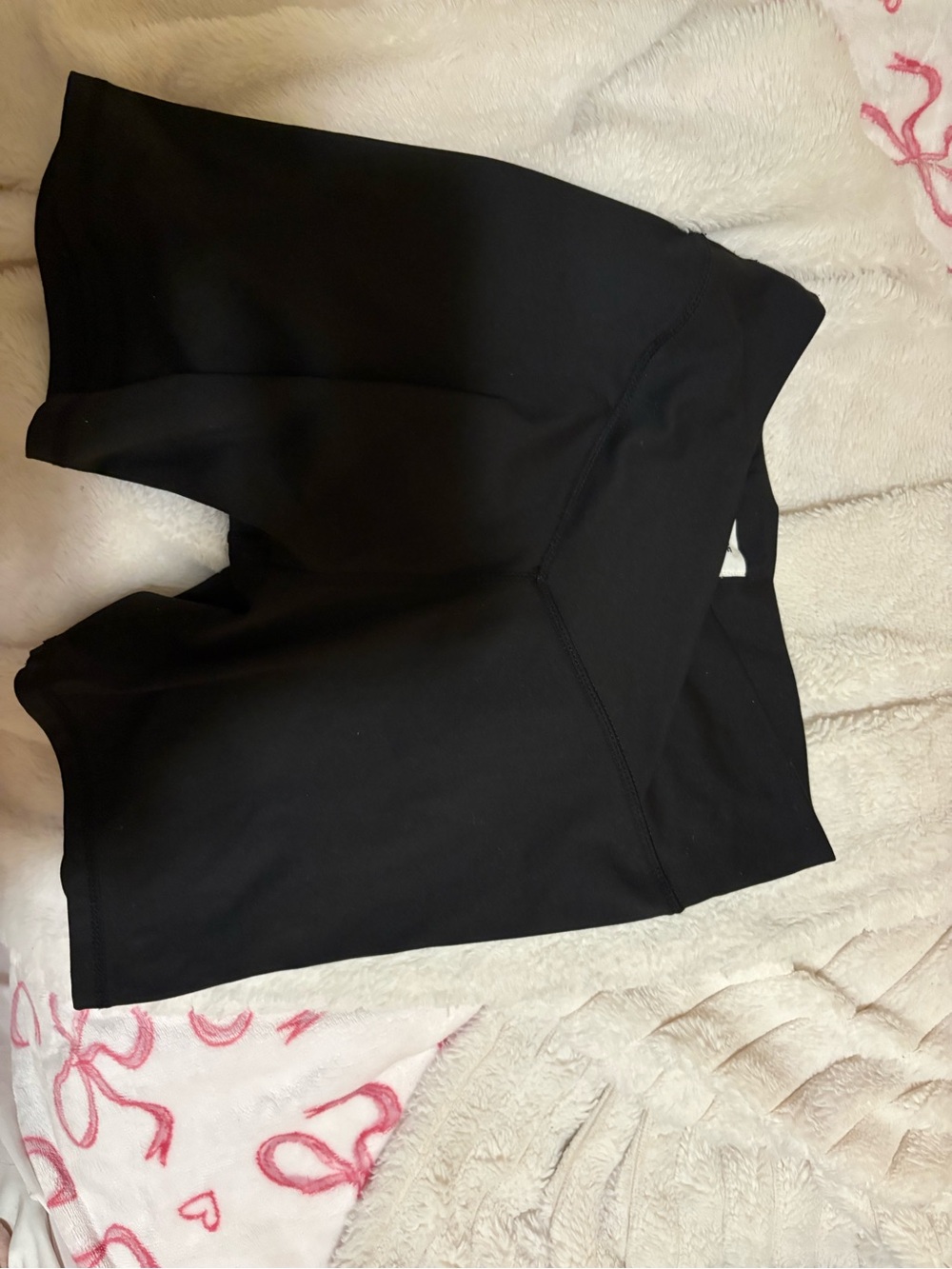 Garage Black High-Waist Bike Shorts